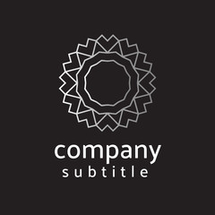 ornament logo gold and silver