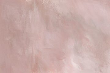 Pink paint on a canvas