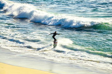 Skimboarding in California