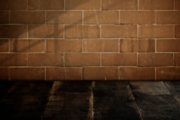 Rustic brick wall background