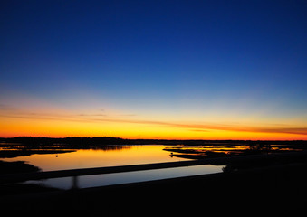 Fototapeta na wymiar Skidaway Island Georgia Sunset