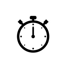 Clock Icon Vector Design Template