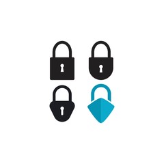 padlock logo icon