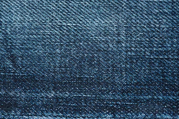 Deurstickers Jeans fabric background © Rawpixel.com