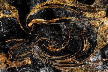 Marbled table background