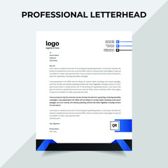 Modern letterhead dsign template