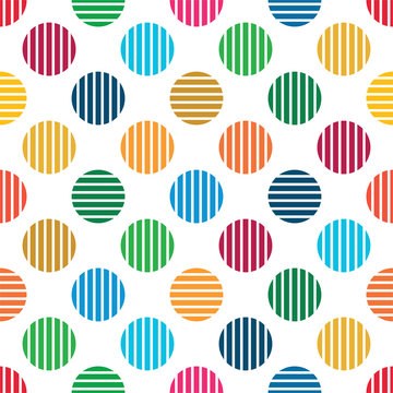 Color Abstract Pattern in Colors Palette