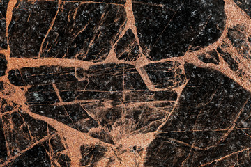 Black marbled surface