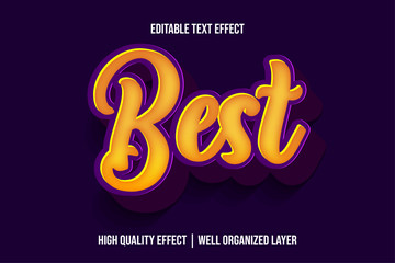 Best Editable Text Effect Style