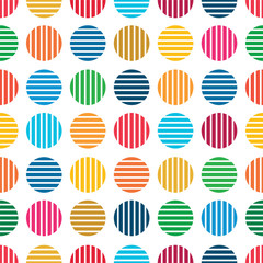 Color Abstract Pattern in Colors Palette