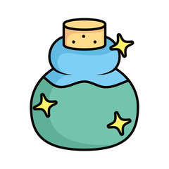 spell magic sorcery isolated icon