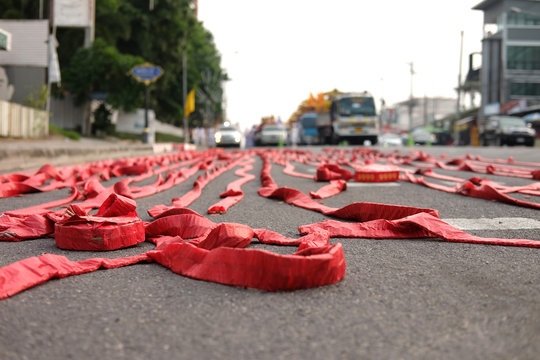 firecrakers preparation to celebrate in chinese