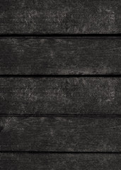 Black wooden plank textured background