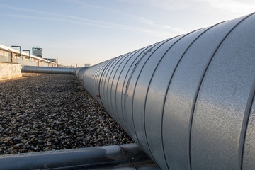 air ducts on the roof