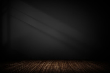 Black product background