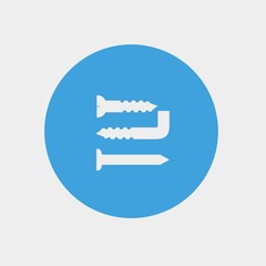 screws icon vector illustration and symbol for website and graphic design
