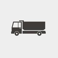 truck icon vector illustration and symbol for website and graphic design