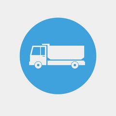 truck icon vector illustration and symbol for website and graphic design