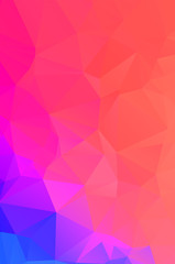 Purple vivid polygonal abstract background