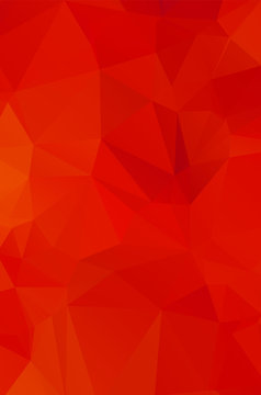 Abstract Red Geometric Background For Design