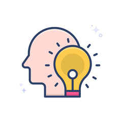 thinking Vector Icon