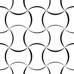 Monochrome seamless Japanese pattern showing the connection of weights
