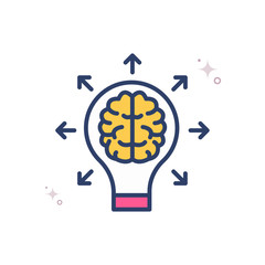 think big Vector Icon