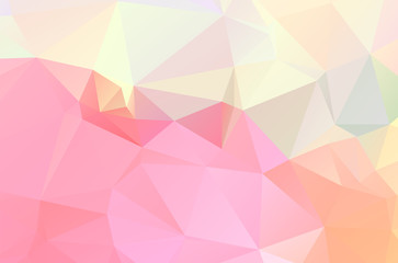 Pink Polygonal Mosaic Background, Creative Design