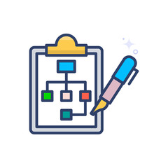 planning Vector Icon