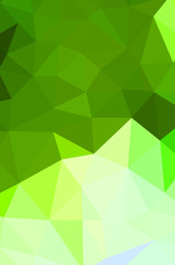 Obraz na płótnie Canvas Vivid light Green vector Low poly crystal background. design pattern illustration