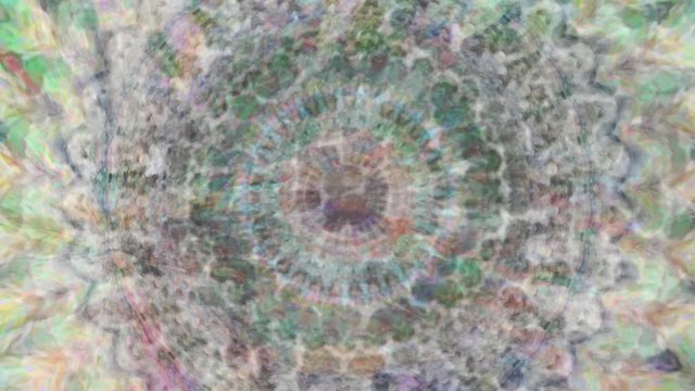 Fabulous Dreamlike Psychedelic Blur footage background of motion surface of trendy colorful original Abstraction Art pattern flow. Moving Seamless loop psychotherapy.