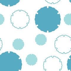 Colorful Seamless Japanese pattern representing the Snow ring