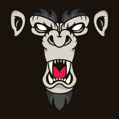 wild gorilla spirit creative design