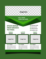 Smartphone Repair Service Flyer design