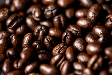 Roasted coffee beans