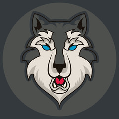 wild wolf spirit creative design