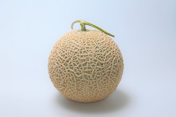 ヘタ付きのメロンです