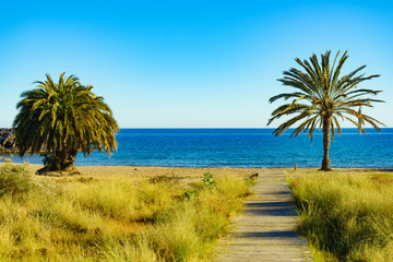 Percheles Beach, Murcia Spain