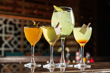 mexican cocktail in the bar