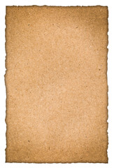 Old parchment, unique paper background. Vintage template for design.