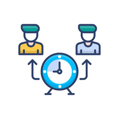 marketing time Vector Icon