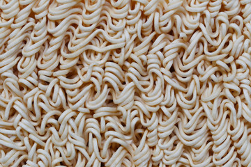 Texture instant noodles background.