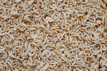 Texture instant noodles background.