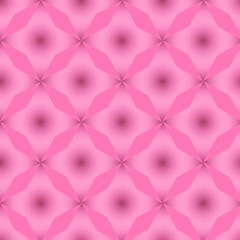  Star four-pointed with petals pattern seamless on pink background illustration vector