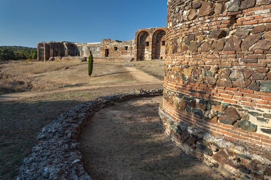 Ruins of late Roman villa, Sao Cucufate, Alentejo, Portugal
