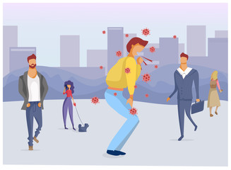 People coronavirus pandemic 