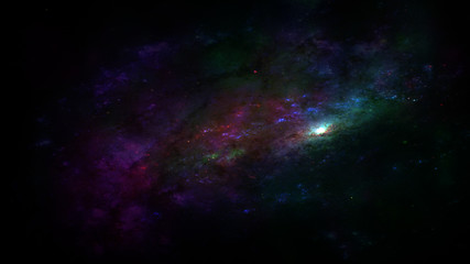 space background with stars and nebula
