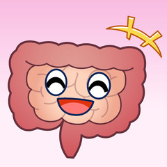 大腸、小腸のイラスト