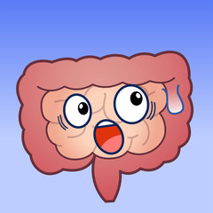大腸、小腸のイラスト