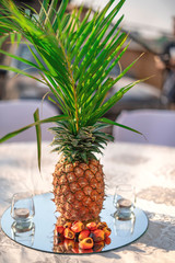 Pineapples are nutritive and can as well be used for decoration